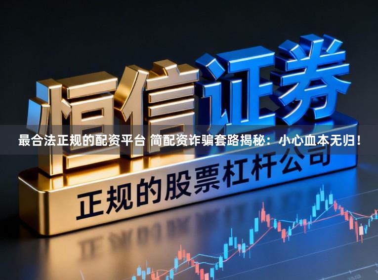 最合法正规的配资平台 简配资诈骗套路揭秘：小心血本无归！