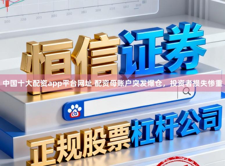 中国十大配资app平台网址 配资母账户突发爆仓，投资者损失惨重